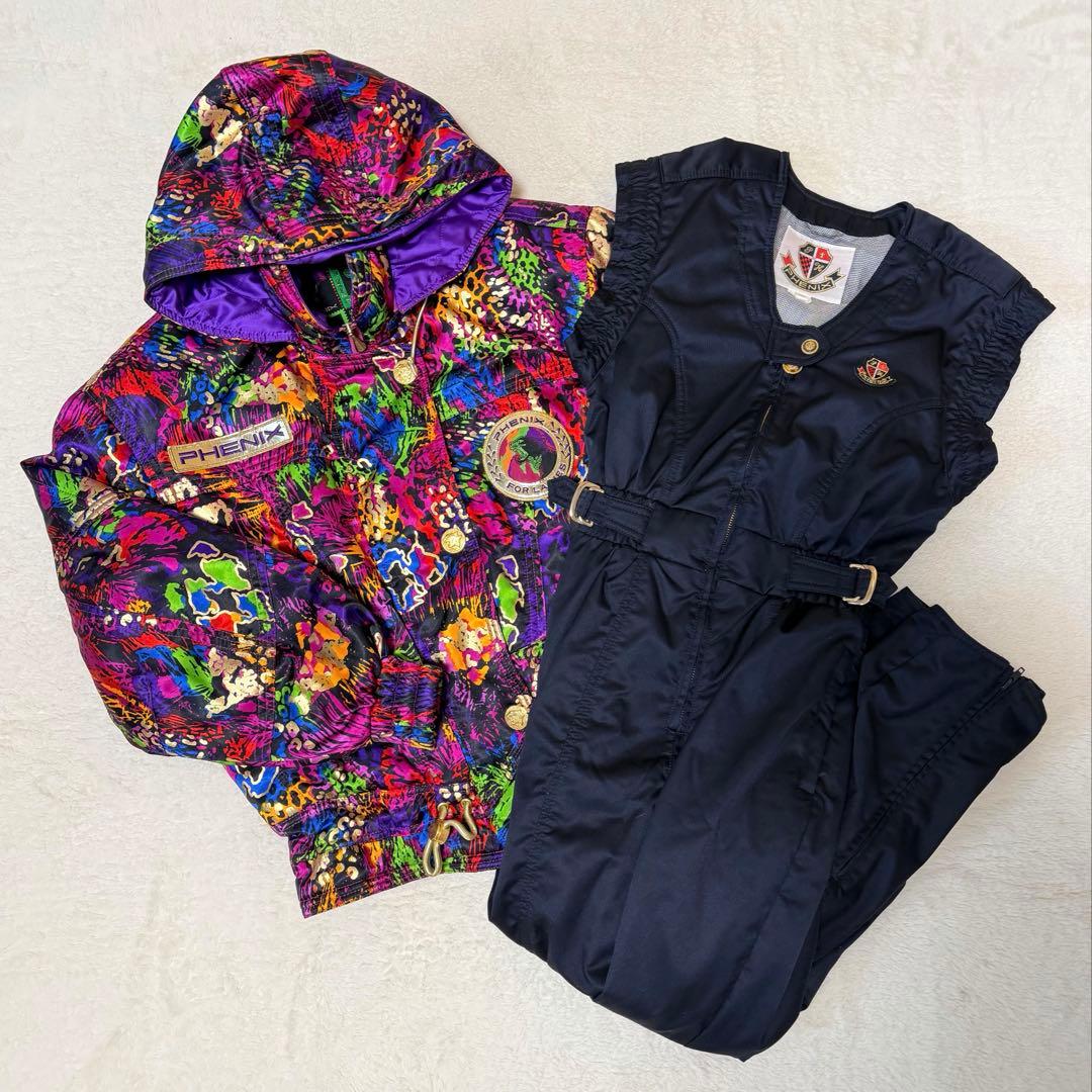 Phenix レトロ スキーウェア ゴージャス スノボウェア レディースM/L