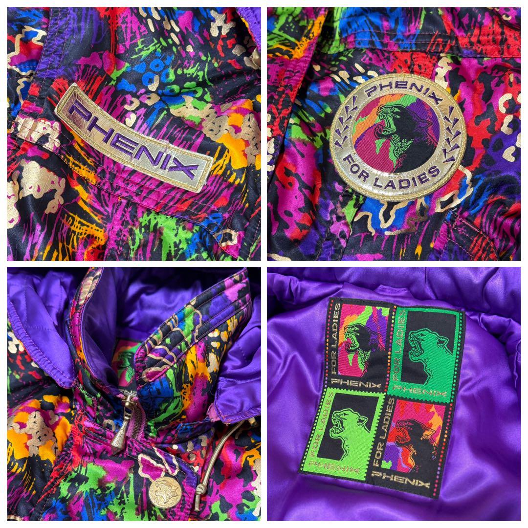 Phenix レトロ スキーウェア ゴージャス スノボウェア レディースM/L