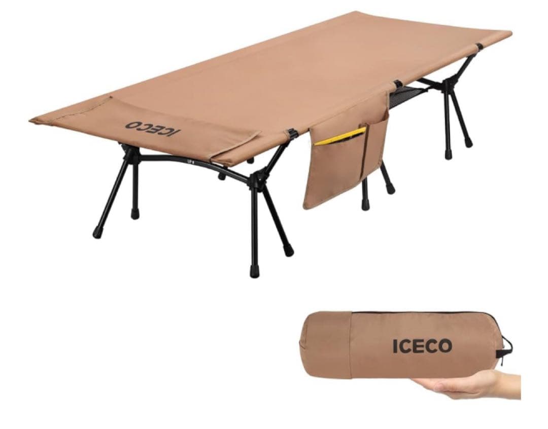 【新品】ICECO 2WAYキャンプコット CC190 PLUS (KHAKI)