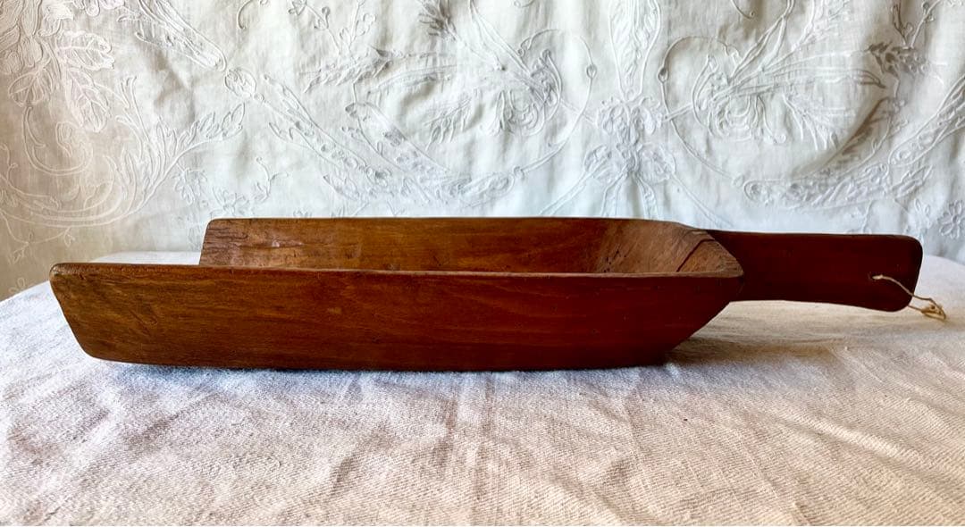 【レア】木製スコップ フランスアンティーク スコープ シャベル プリミティブ