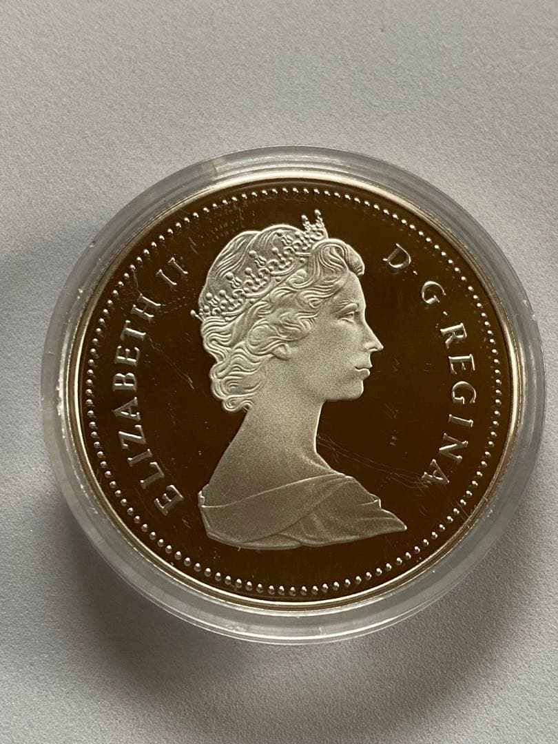 1986年 カナダ1ドル銀貨 プルーフ 未使用 記念