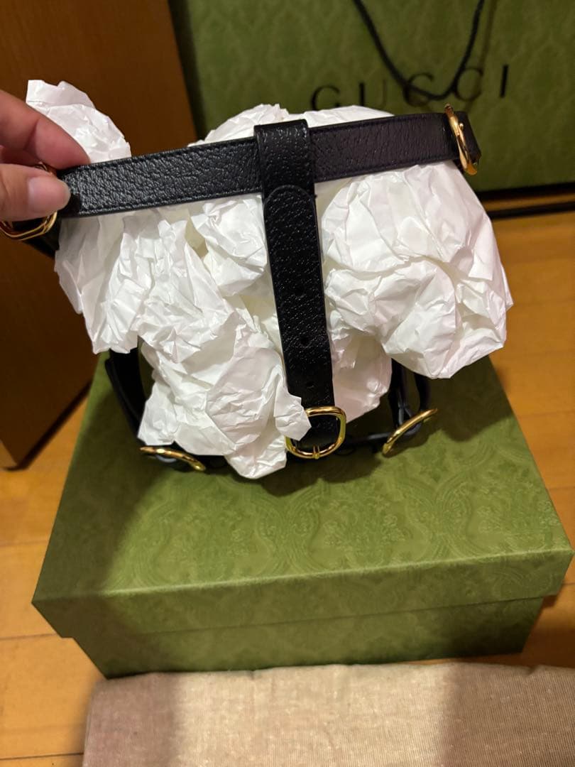 正規店購入★新品 未使用 Gucci オメトリックG ペット ハーネス