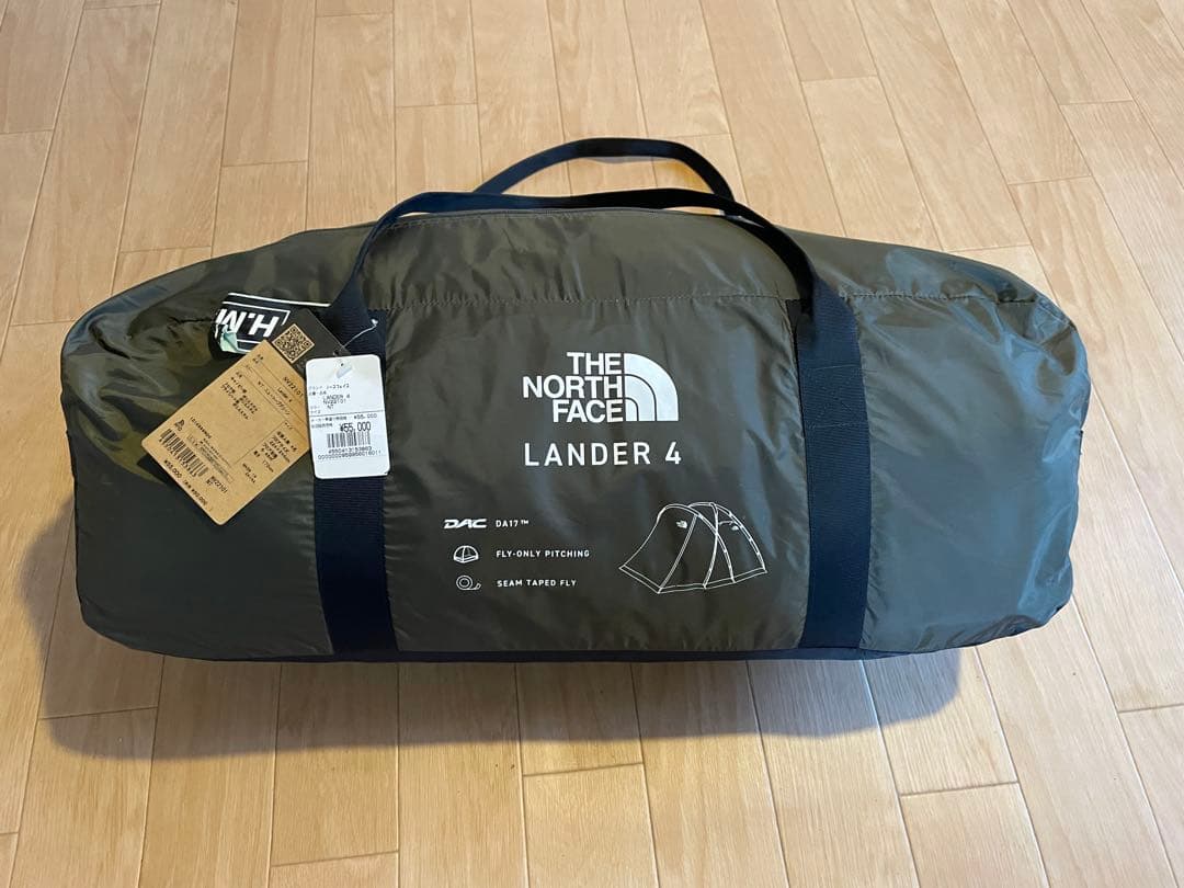 THE NORTH FACE LANDER 4 テント　フットプリント付き