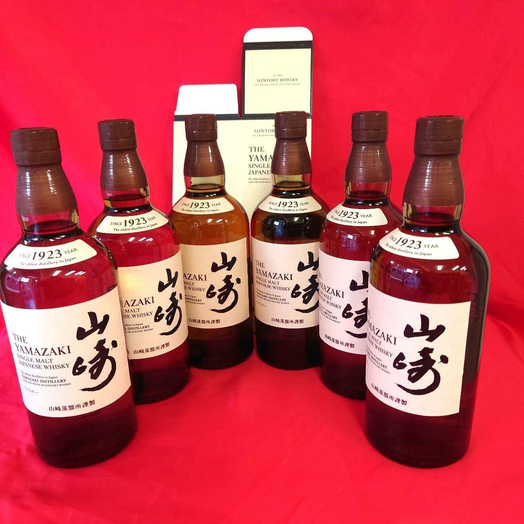 サントリー山崎ノンヴィンテージ700ミリが6本です