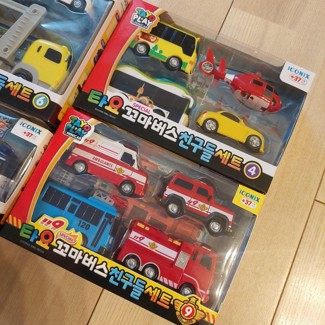 ちびっこバス タヨ フレンズ 4種類 ミニカー タヨ おもちゃ 箱付き