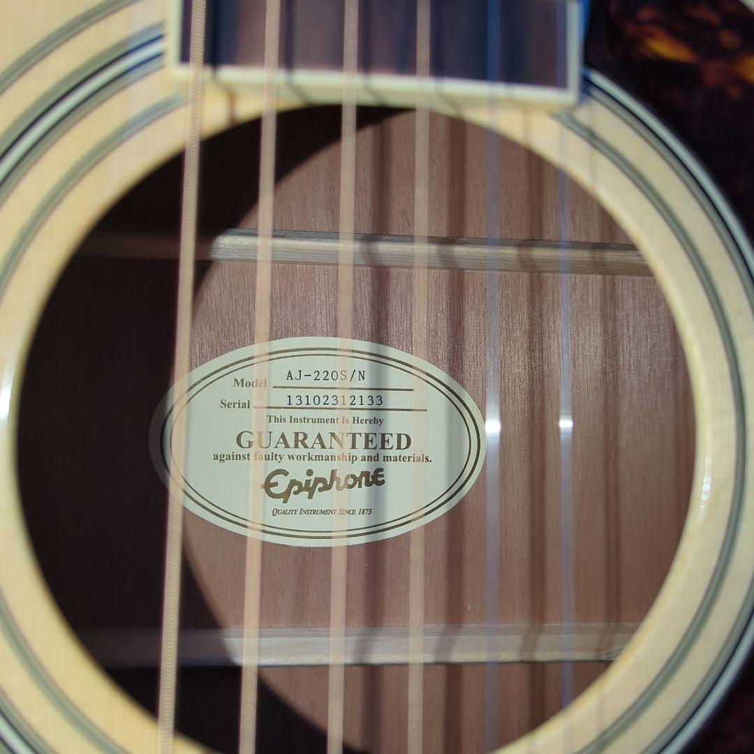 Epiphone アコースティックギター（AJ-220S/N）