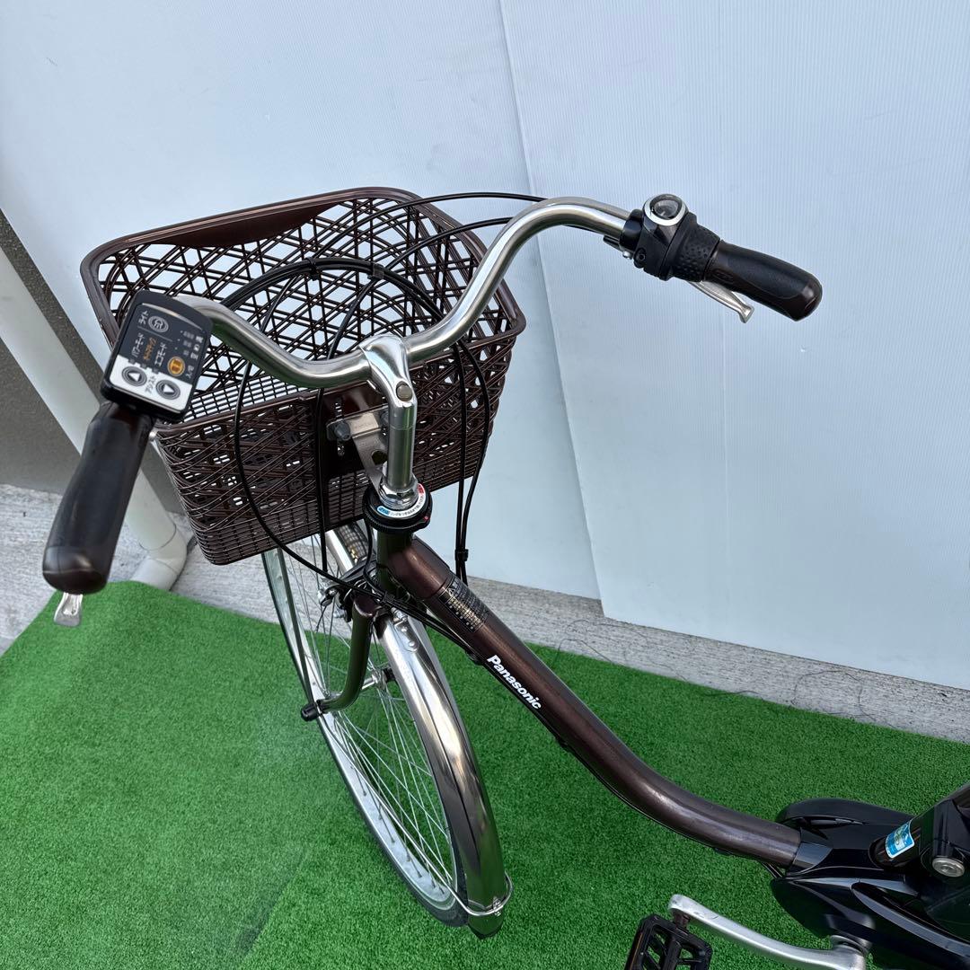 Panasonicパナソニック電動アシスト自転車26インチ ブラウン美品