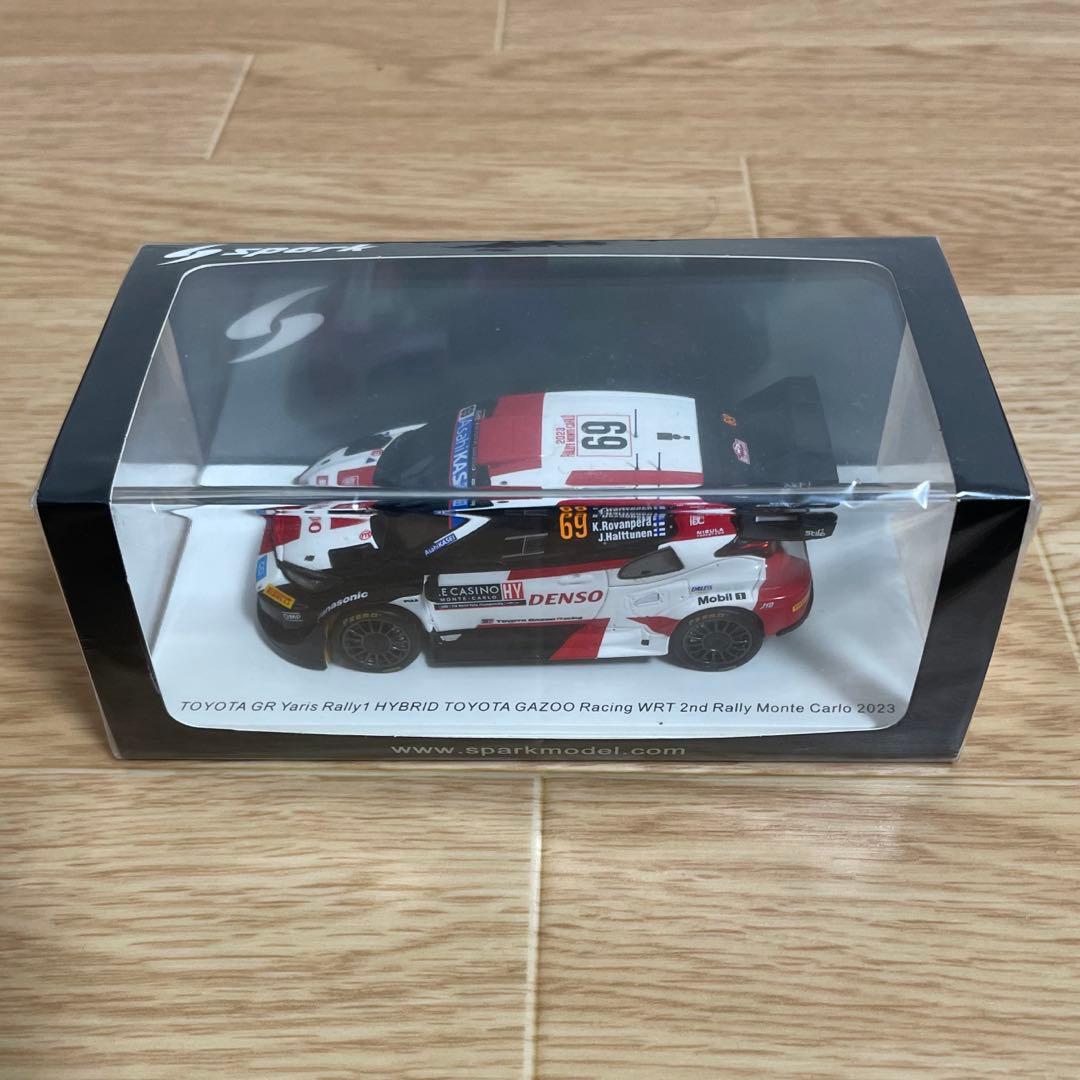 スパーク 1/43 トヨタ GR ヤリス　 2023モンテカルロ　ロバンペラ