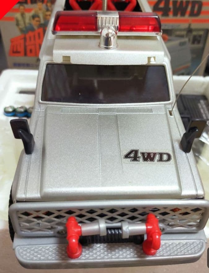 【希少品】西部警察 NISSAN サファリ4WD ラジコン（ヨネザワ玩具）