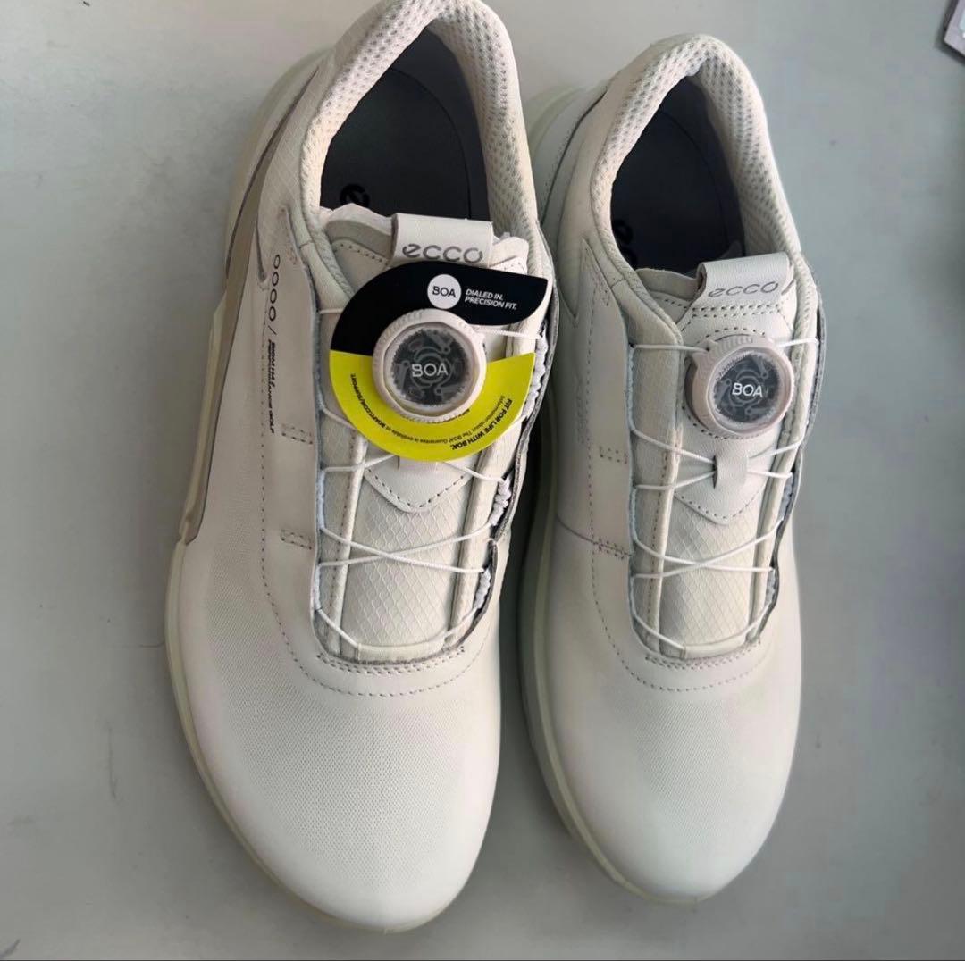 ECCO ウィメンズ レザーGore-Texゴルフシューズ