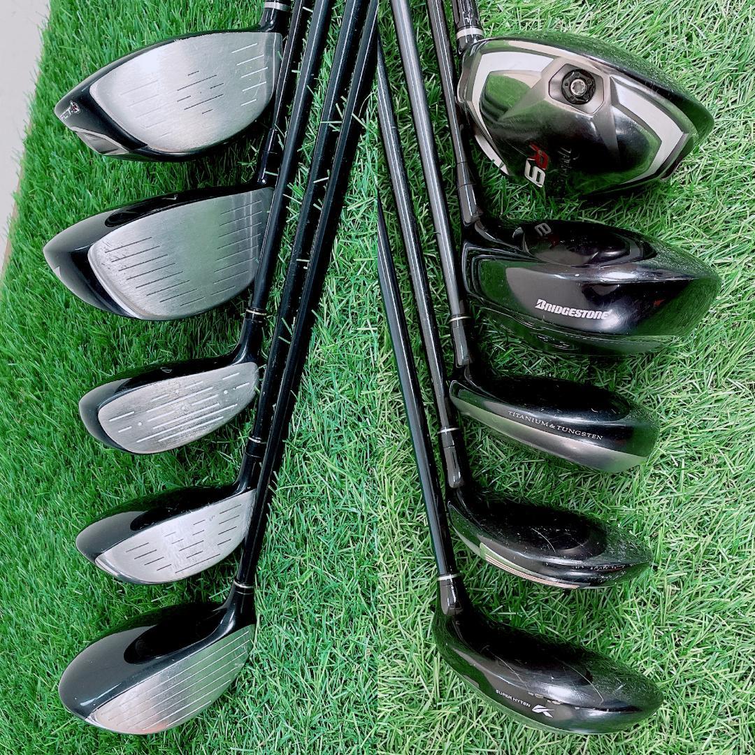 テーラーメイド R9 メンズ 初心者　ゴルフクラブ セット 12本 N2431