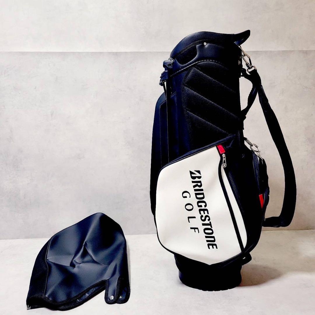 【良品】ブリヂストン プロモデル 9型 スタンド式 キャディバッグ ゴルフバッグ