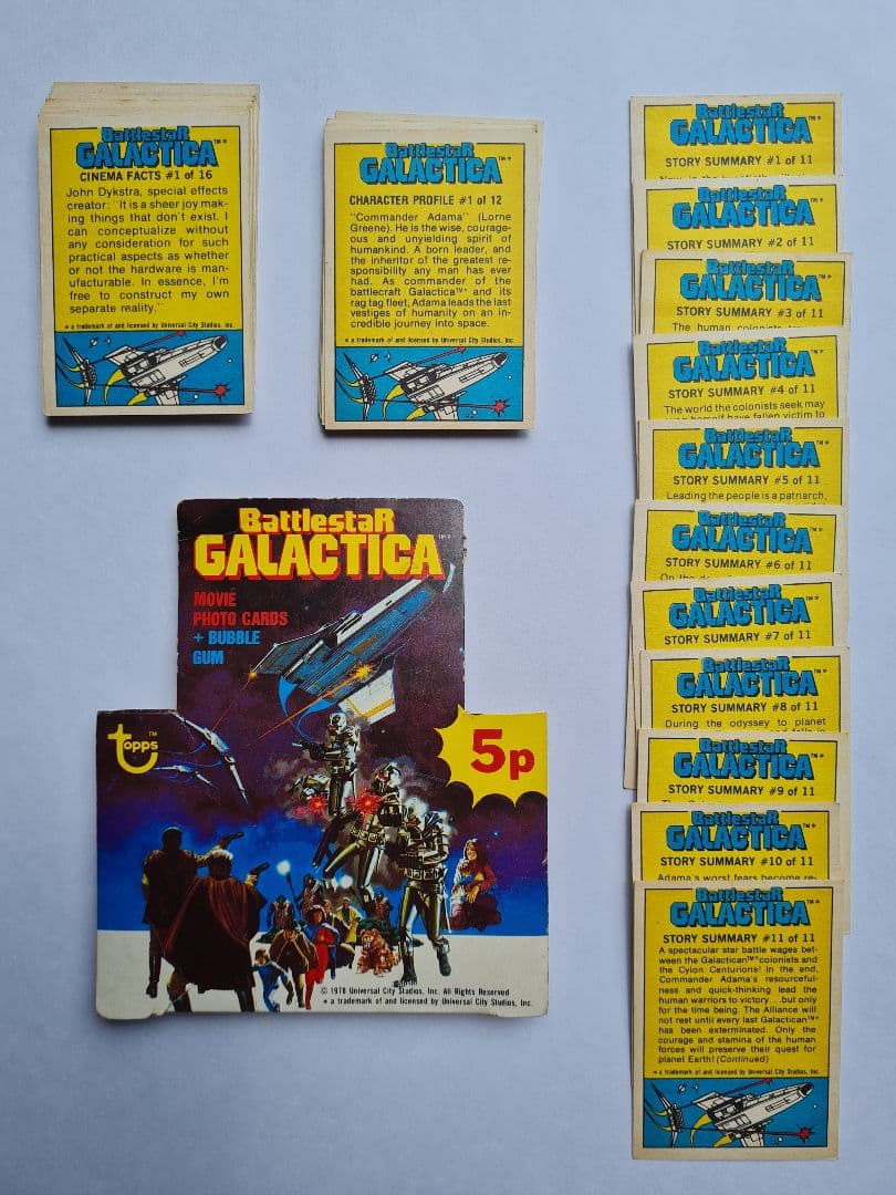 その他 1978 Battlestar Galactica trading cards