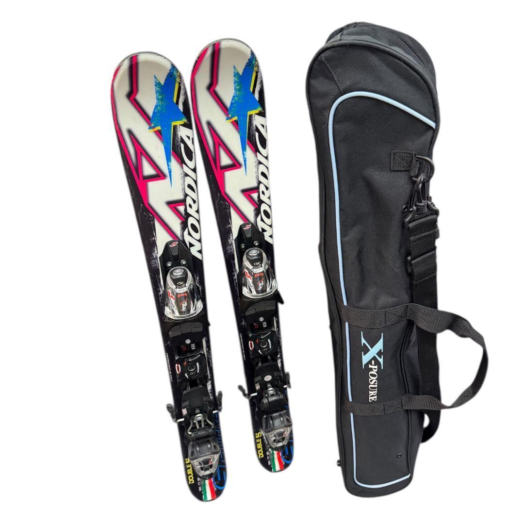 NORDICA DOUBLE5 ショートスキー ボード 99cm ケース付き