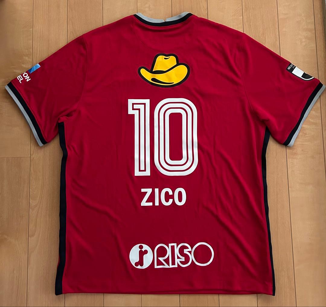 鹿島アントラーズ 22レジェンドナンバーユニフォーム　10番ZICO おまけ付