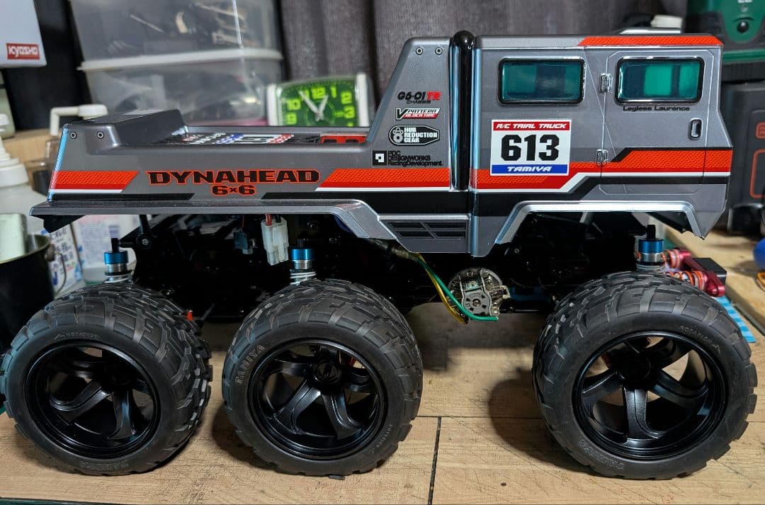 タミヤ　ダイナヘッド　4WS仕様　新品カスタム　レシーバーサービス中