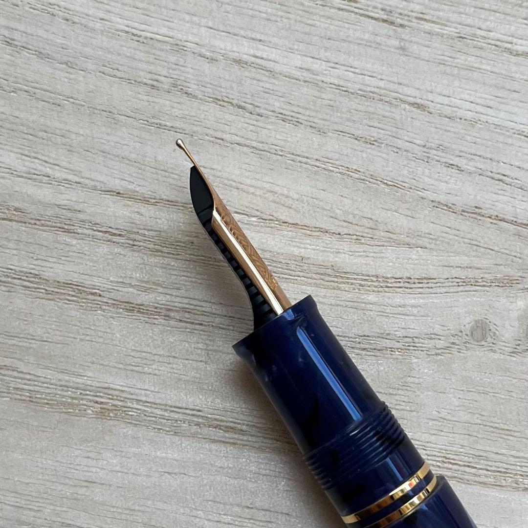 アルマンド・シモーニ・クラブ ボローニャ メディオ ブルー・ラ・ロイヤル 万年筆