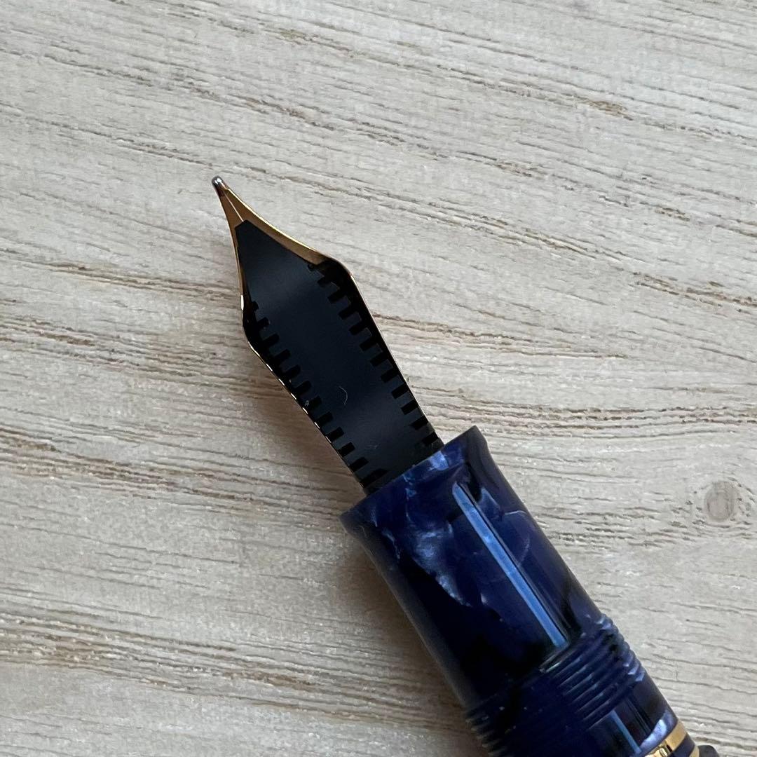 アルマンド・シモーニ・クラブ ボローニャ メディオ ブルー・ラ・ロイヤル 万年筆