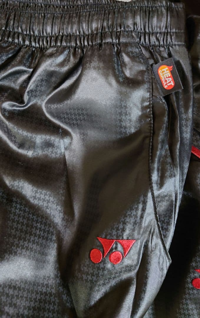 YONEX ヨネックス ヒートカプセル ウインドブレーカー＆パンツ上下セット 黒