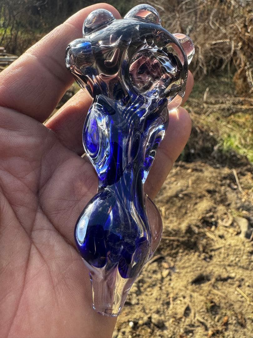 キラキラブルー lumpy pipe