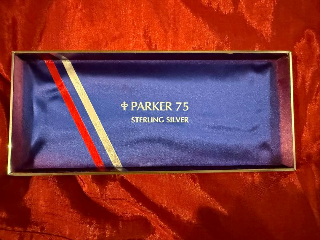 パーカー75 スターリングシルバー　シズレ　14金ペン先　未使用　美品