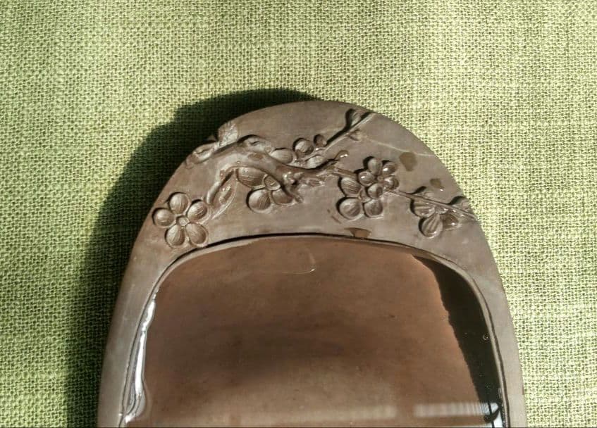 69*Z276書道 硯 墨 端渓硯 梅 赤間硯 龍渓硯 骨董