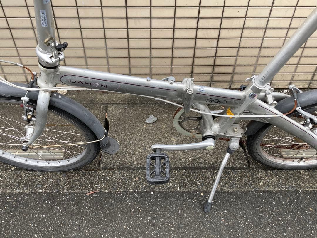 DAHON route ダホン ルート 外装6段 アルミフレーム 前後ドロヨケ付