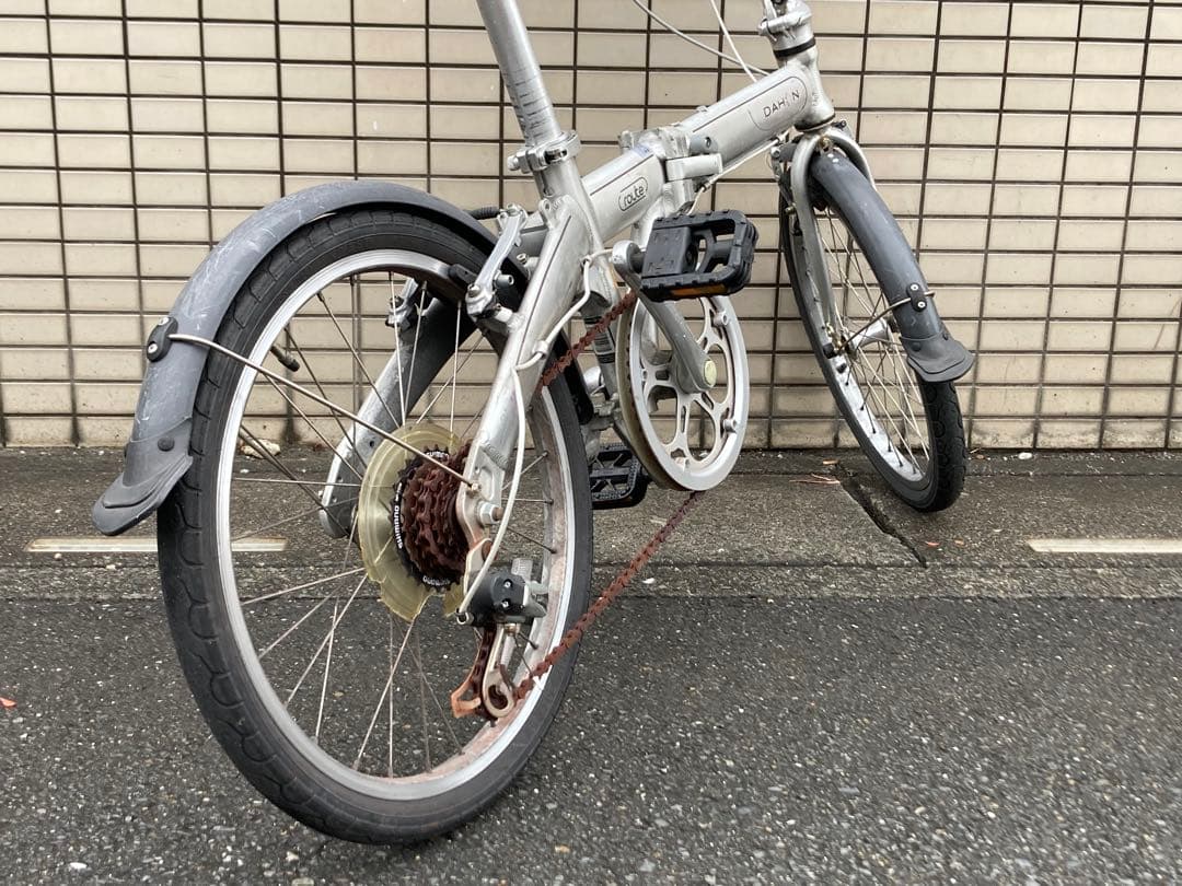 DAHON route ダホン ルート 外装6段 アルミフレーム 前後ドロヨケ付