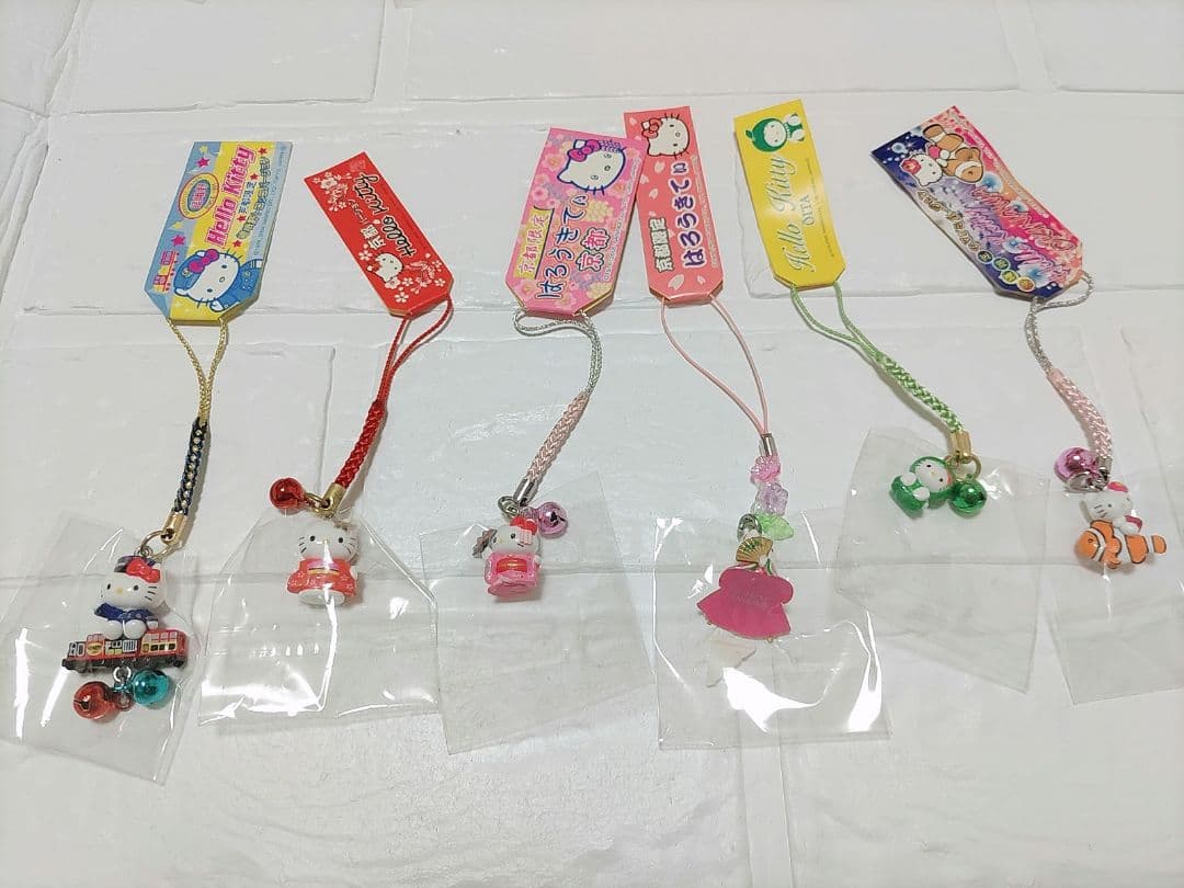 ご当地キティ チャーミーキティ 根付 ストラップ ファスナーマスコット