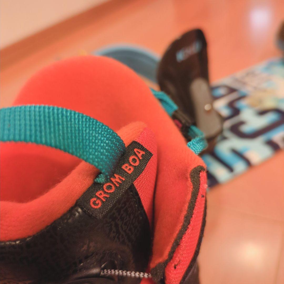 BURTON　BOAブーツ　CSB　キッズスノーボード　ワックス施工済み