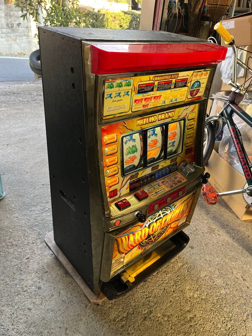 ミズホ MIZUHO ワードオブライト スロット実機 不要機　鍵付き