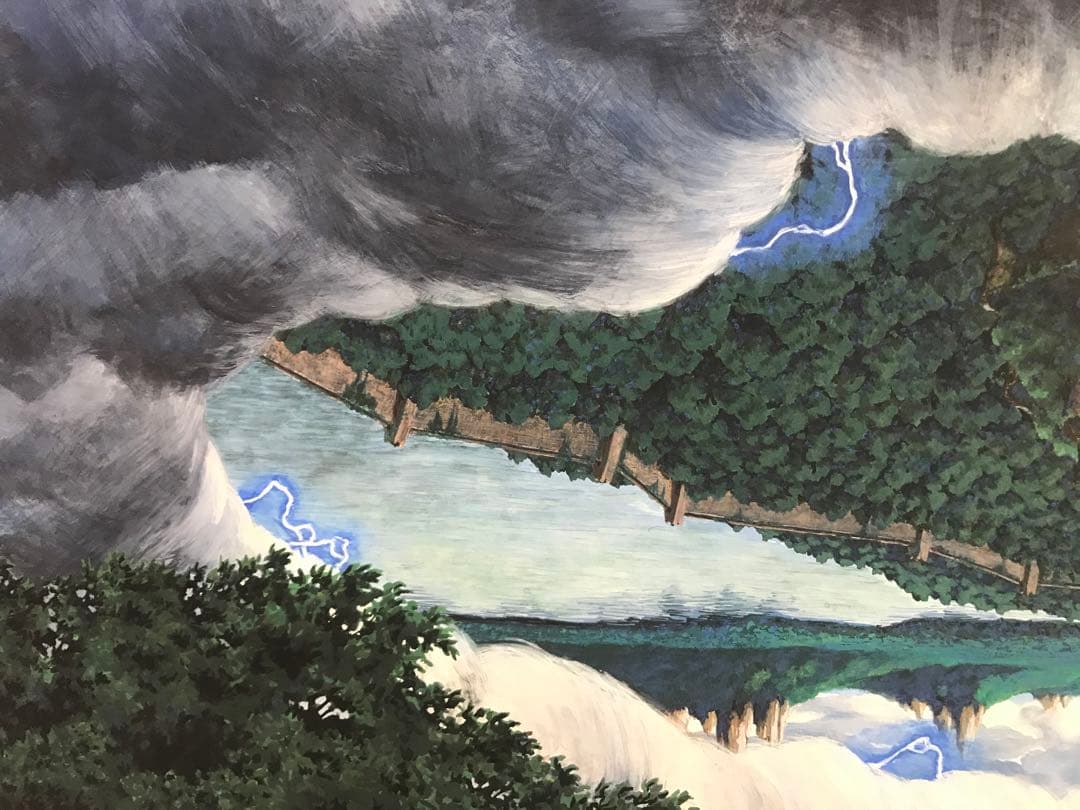 ◆橋谷和樹◆『dimension 次元』、肉筆、額付き