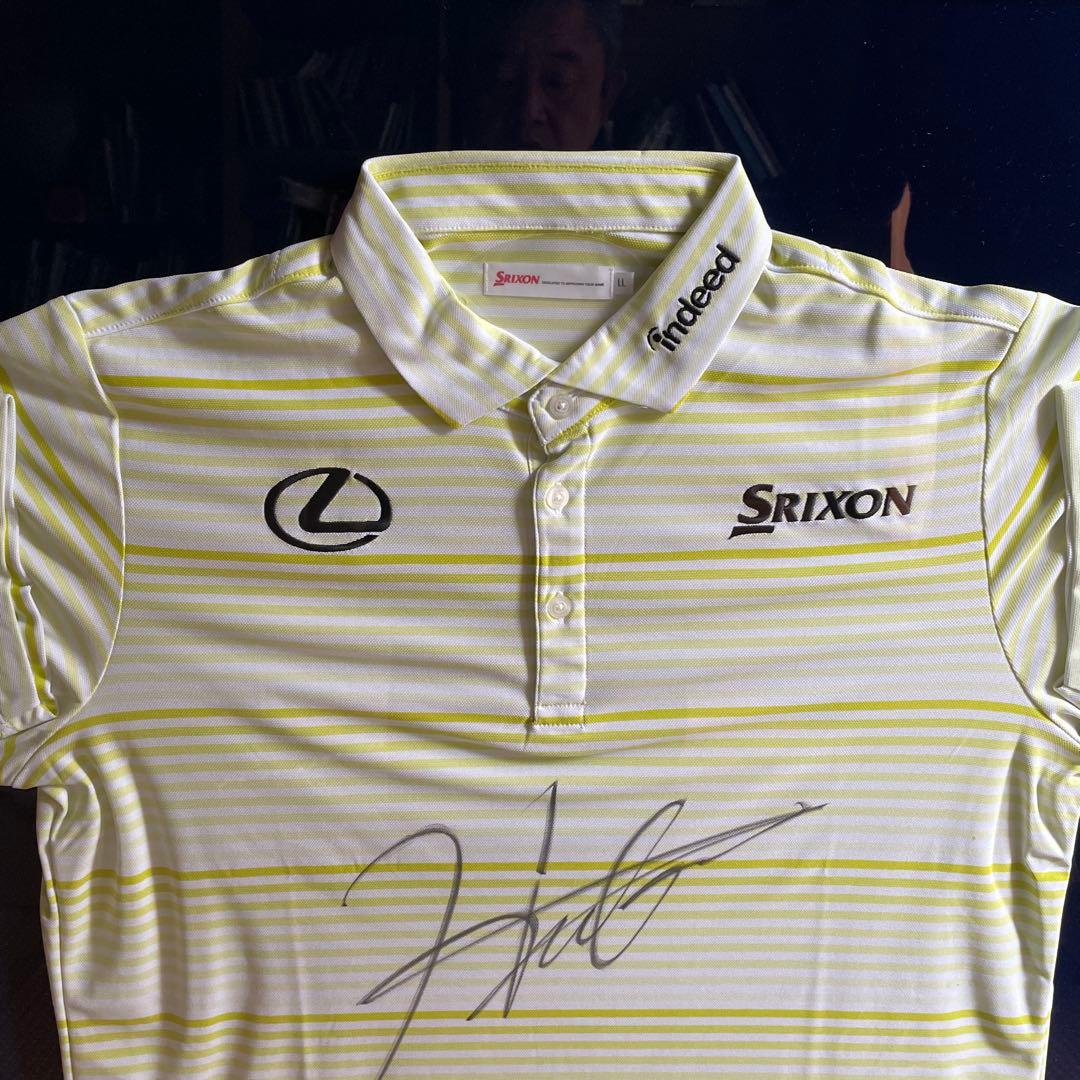 【マスターズ優勝】松山英樹選手サイン入りレプリカウェア懸賞当選品 当選通知書付き