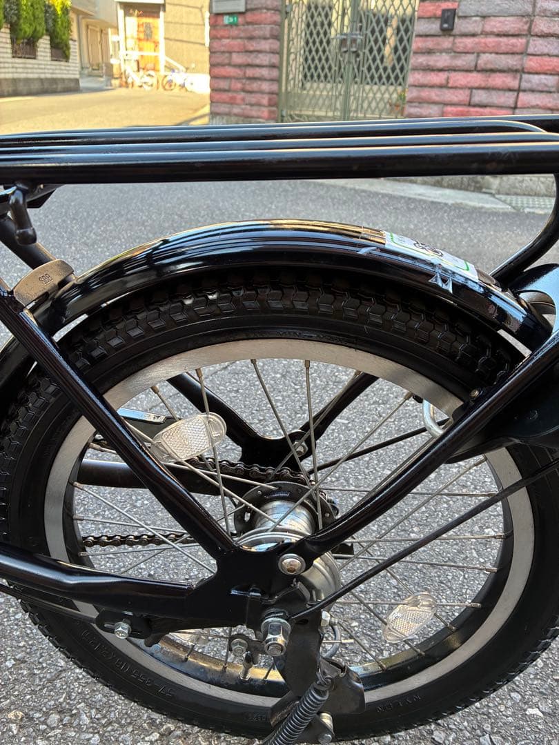 ヤマピーの電動アシスト自転車 シティタイプ黒　ブリヂストン　アシスタ