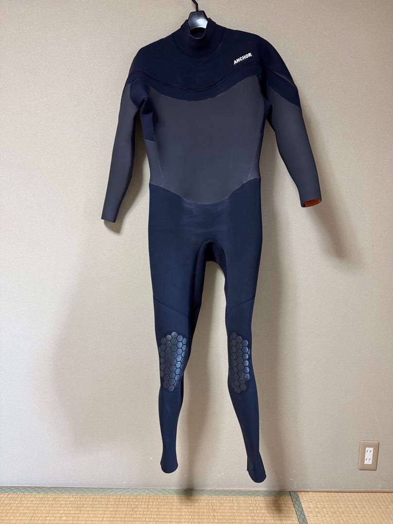 サイバー製アンカーフルスーツ チェストフルジップ 起毛4/3ミリ LB