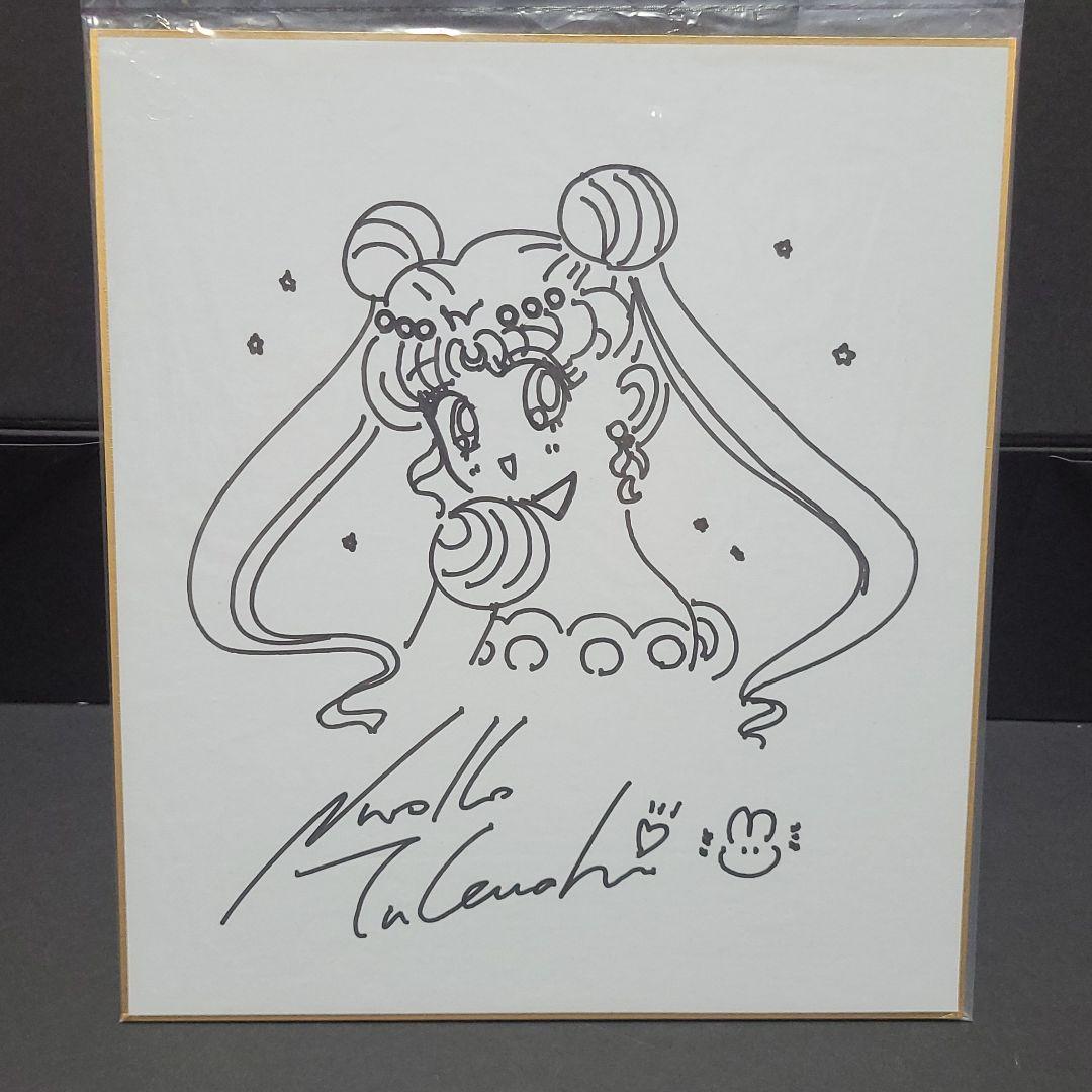 美少女戦士 セーラームーン プリンセス・セレニティイラスト直筆サイン色紙