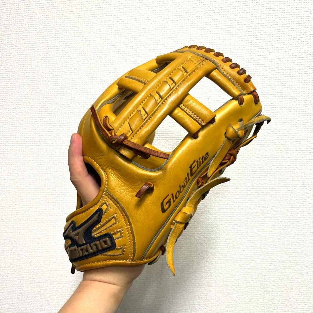 989 ミズノ グローバルエリート 型抜群 即戦力 硬式 内野手用グローブ
