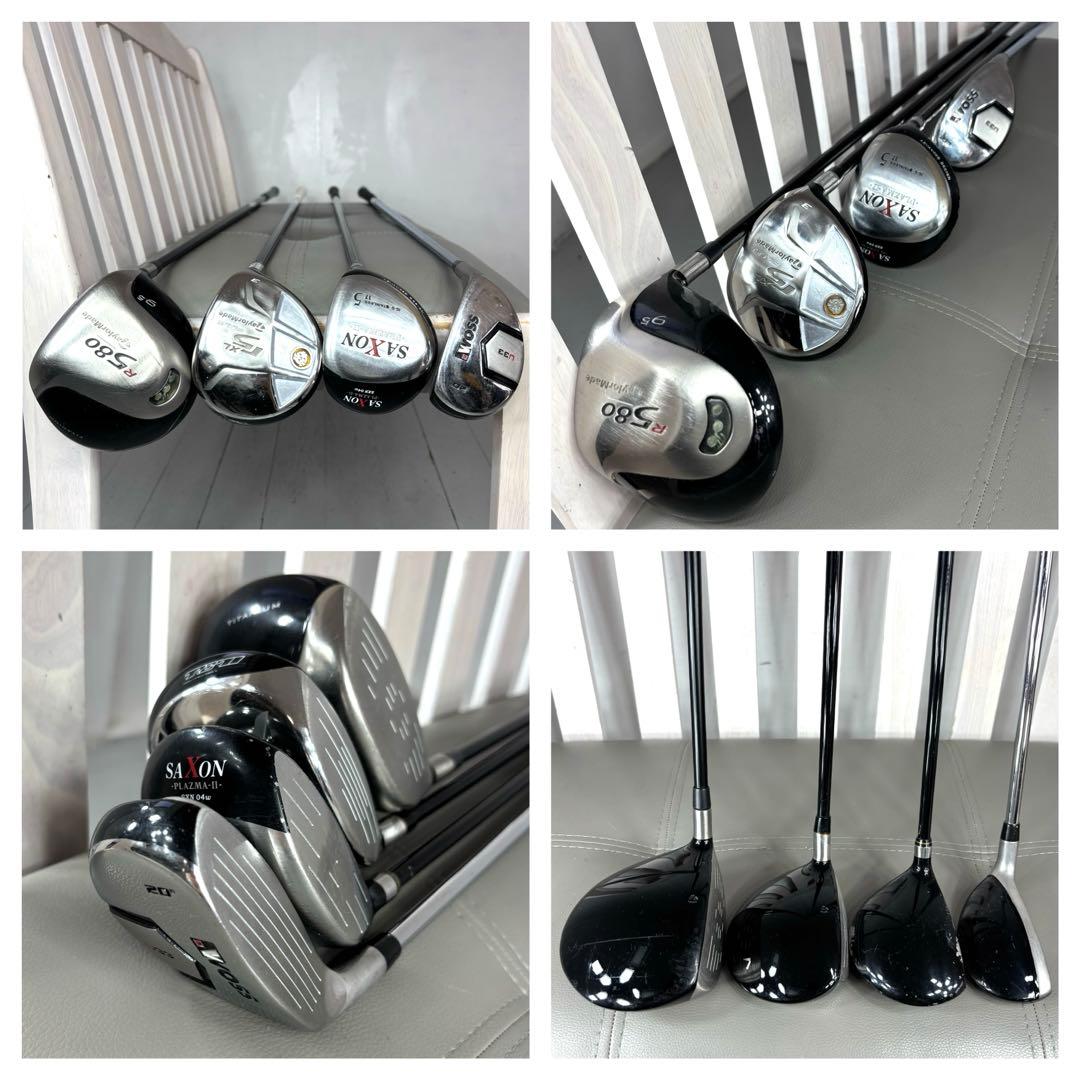 本格派 メンズゴルフクラブ 14本 フルセット テーラーメイド adidas