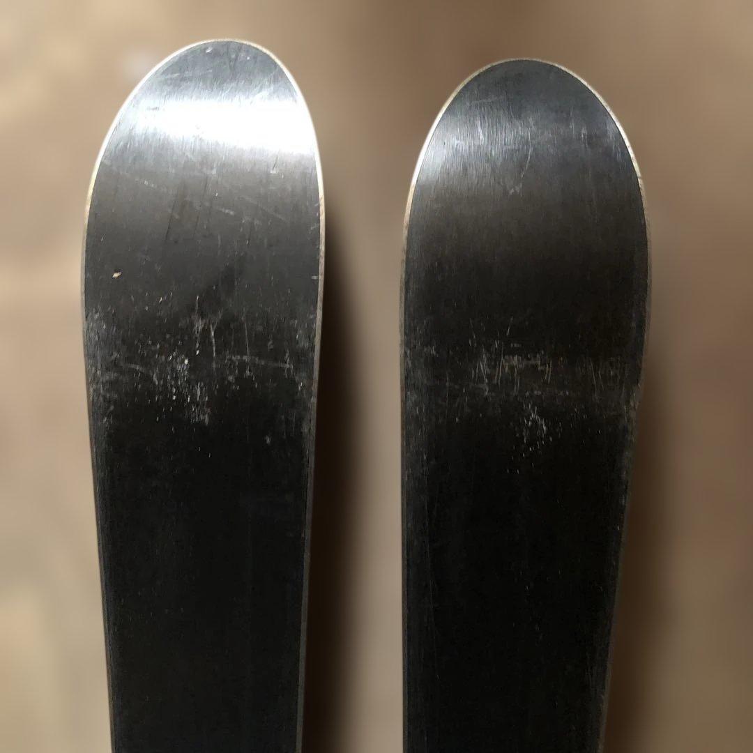 ジュニアスキーセット　スキー板／ビンディング／ポール／ホルダーベルト　ピンク花柄