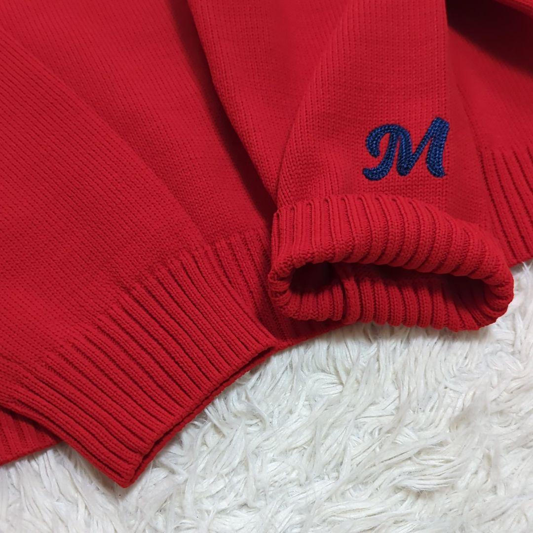美品 XL 限定モデル 23SS パーリーゲイツ 上田桃子プロ着用 ニット 赤