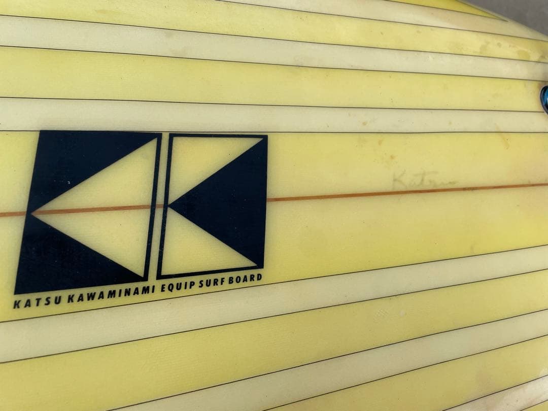 KATSUサーフボード　ミッドレングス　ビンテージ　シングル　川南活　鎌倉