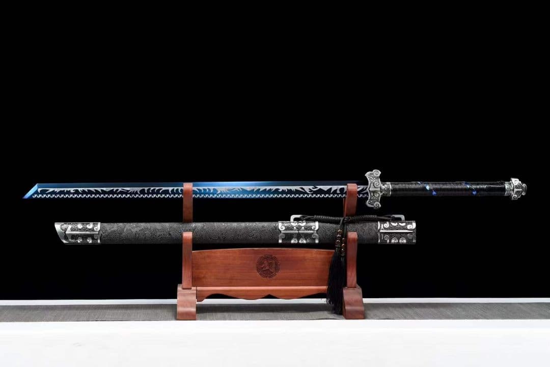 『霊炎唐横刀』古兵器 武具　刀装具　日本刀　模造刀 居合刀 長尺