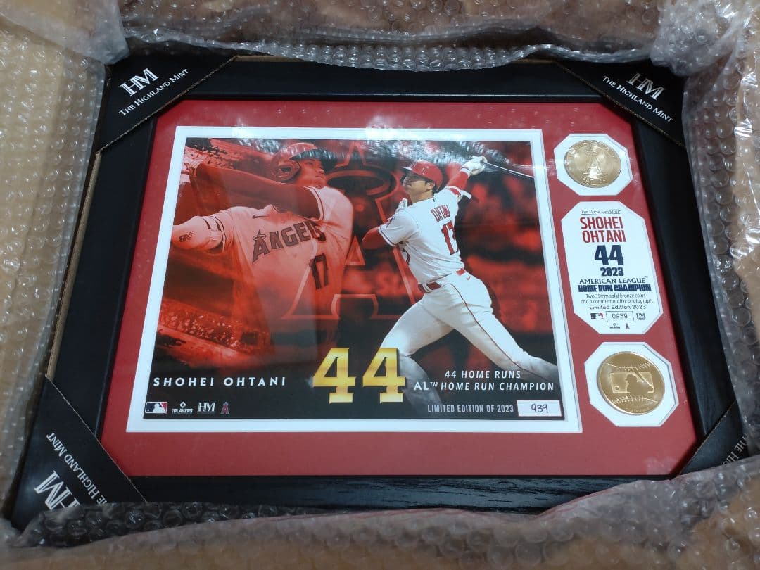 大谷翔平 2023 HR王獲得記念 ダブル フォトミント