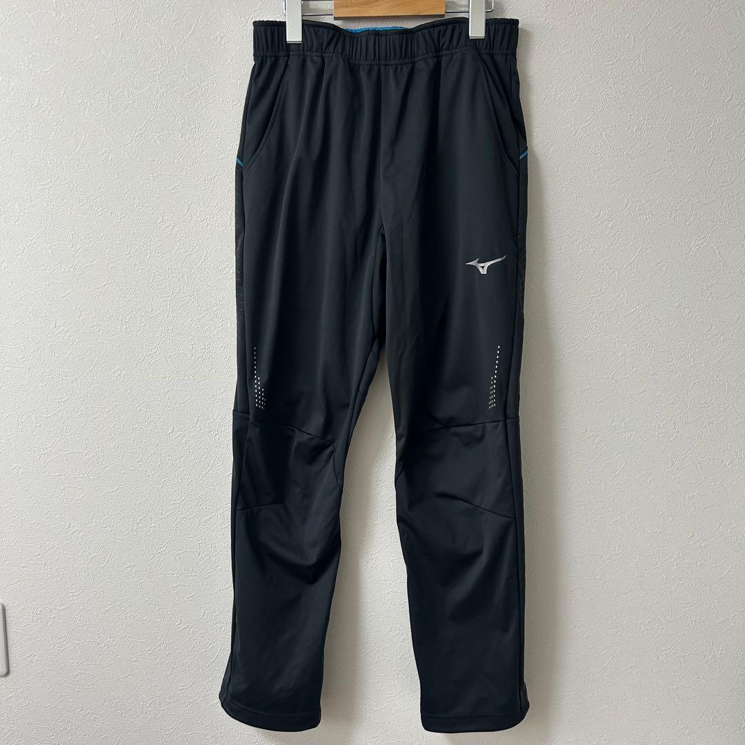 【美品】ミズノ テックシールド ジャケット ウインドブレーカー 上下セット　黒