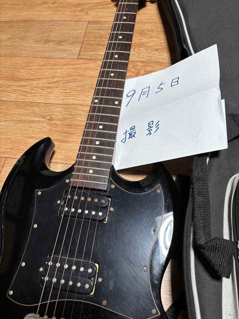 k*u様 Epiphone SG エレキギターブラック　エピフォン　黒