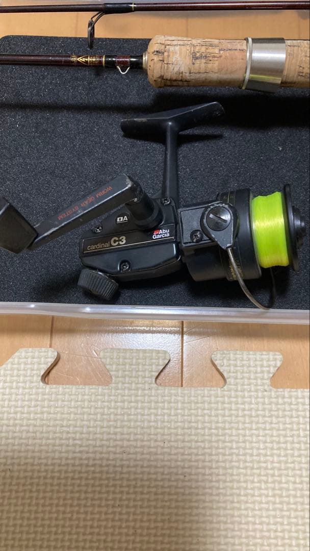 アブガルシア　リール　カーディナルC3 ＋ロッドTroutin Marquis