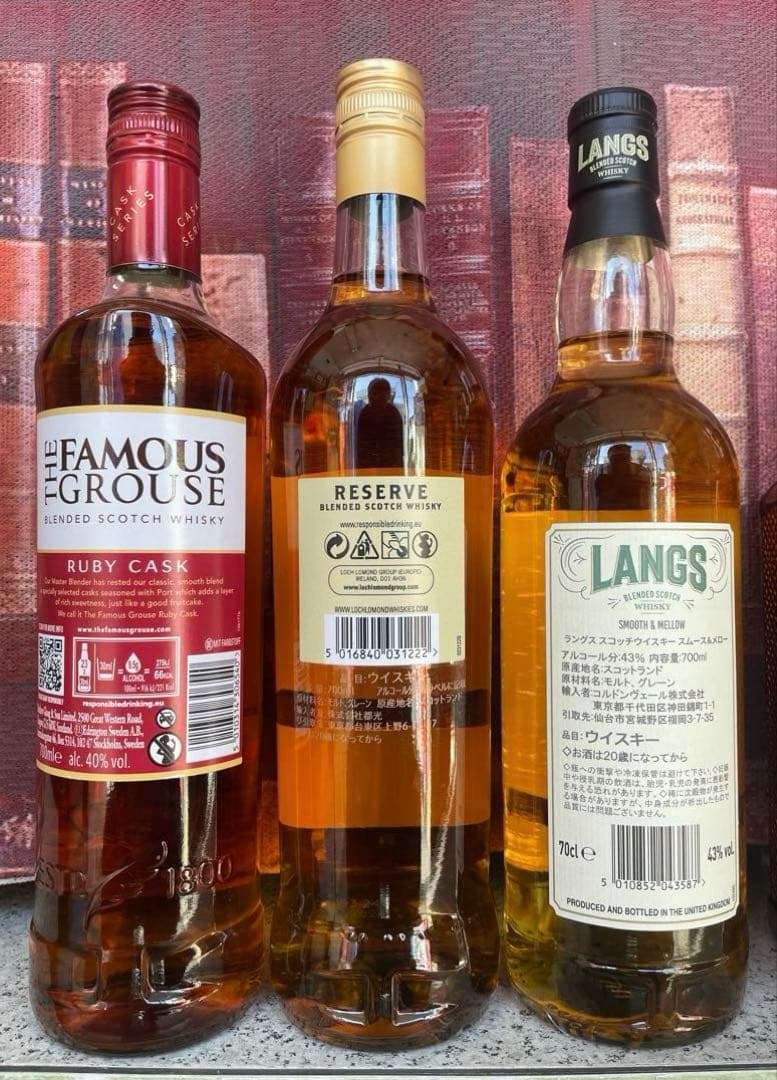 チヌ太郎です。 スコッチウイスキー6本