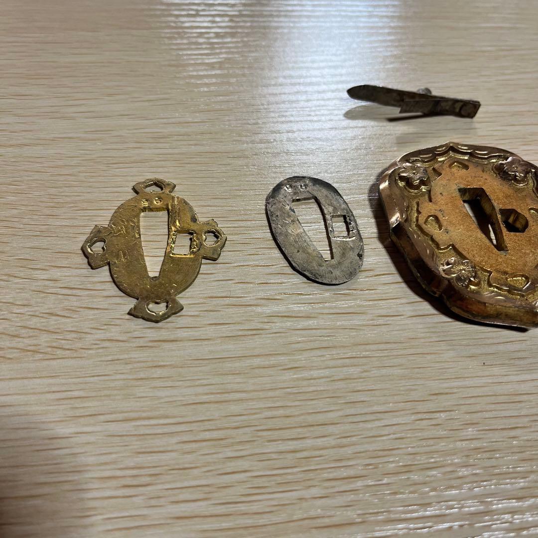 橋*様 軍刀　模擬刀　鞘　鍔　柄