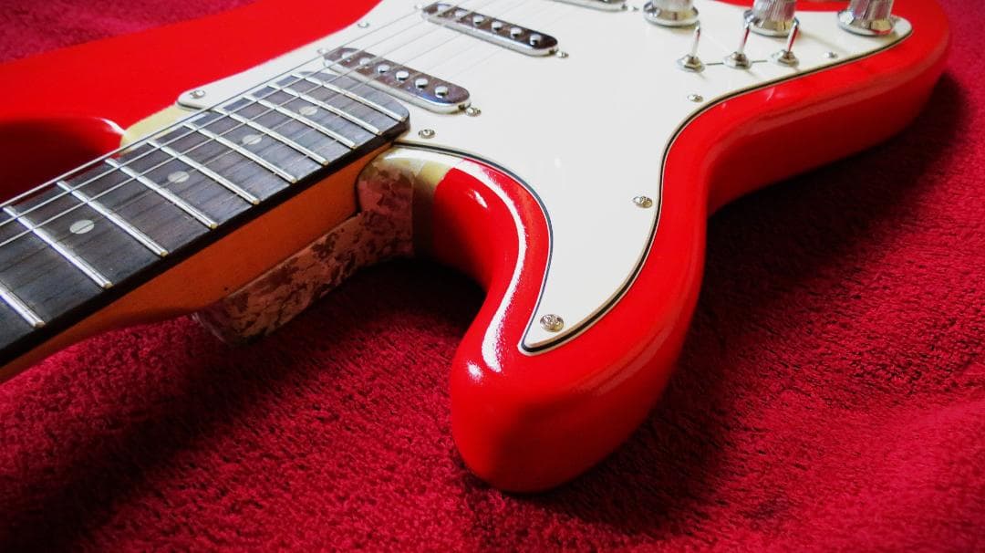 STLH ラッカー塗装 アルニコPU ３連3wayスイッチ レフティ 左