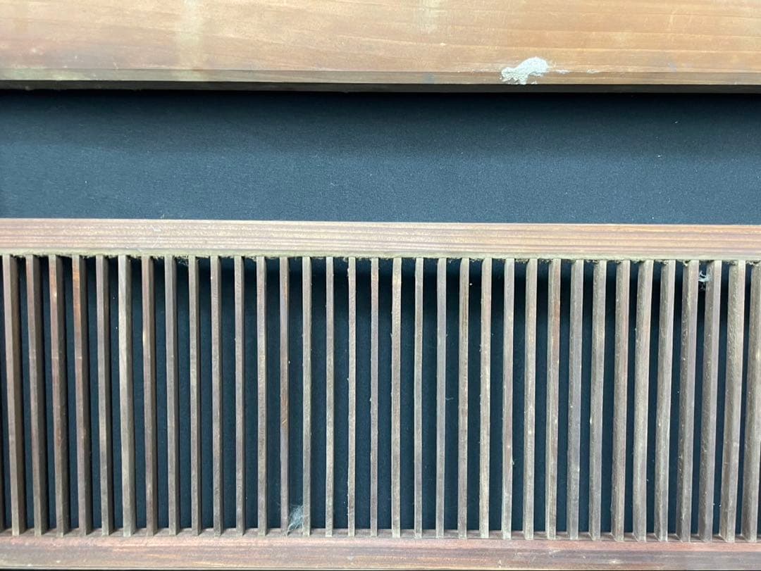 古民家 組子細工 木製欄間 横×縦×厚み 約120×37×3cm建具 DIY